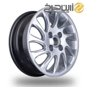 رینگ زرین چرخ AS019 نقره‌ای سایز 14 اینچ